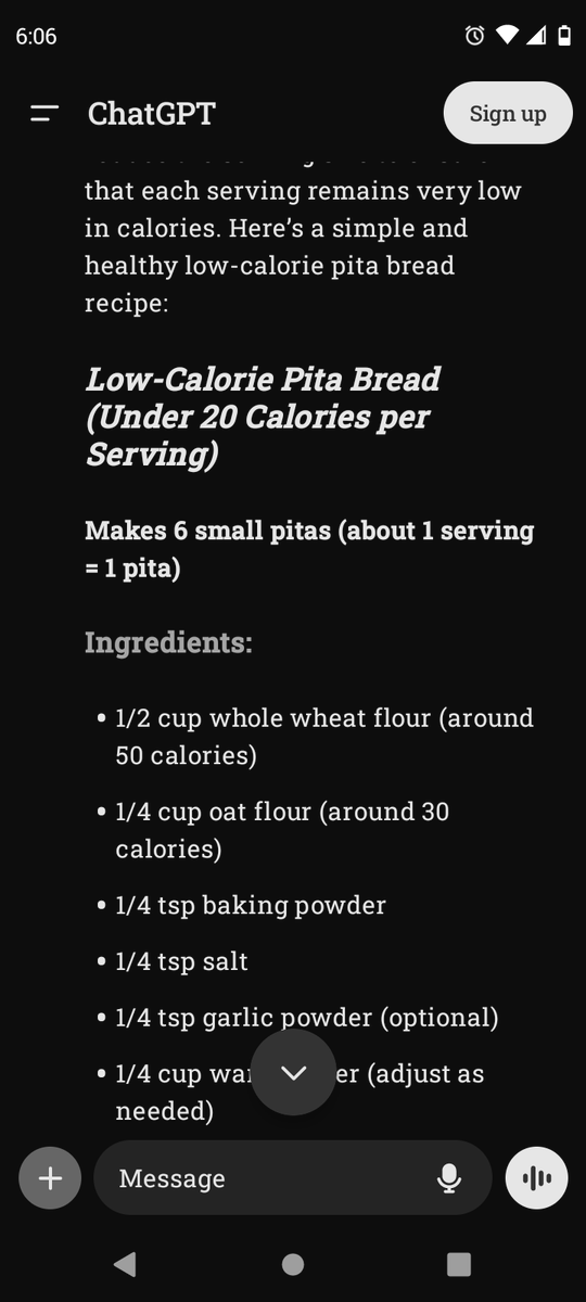 until_im_bones's tweet photo. #edtwt here's a rlly good super low cal pita recipe! I recommend halfing the recipe and making them into two pizza crusts for my omads! Also definitely as some extra peppers or seasonings if u prefer! #lowcal #healthtwt #superlowcal #anatwt #wieiad #weightloss #ricecaketwt #omad https://t.co/qRgbDpddBH