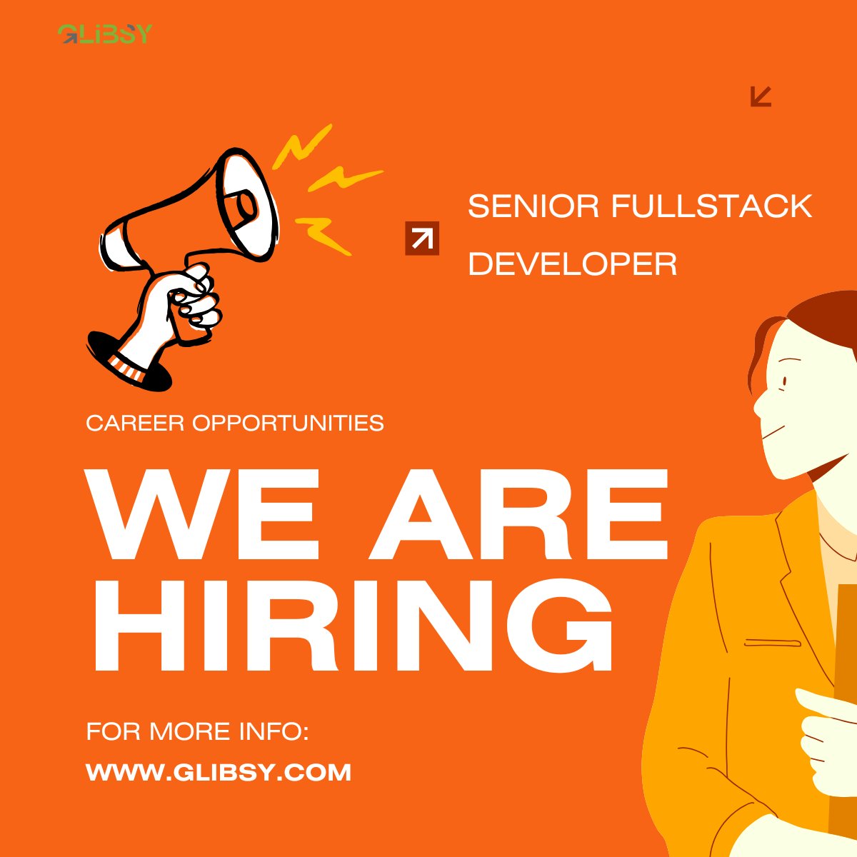 glibsy's tweet image. Apply Now!
Link: glibsy.com/in/en/jobs/674…
#hiringnow #hiringalert #seniorfullstackdeveloper #seniorfullstackdeveloperjobs