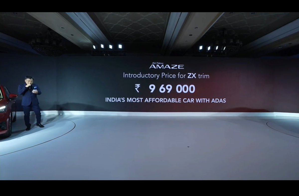 Honda Amaze 3rd Gen Launched !
Prices 
7,99,900 - V
9,09,900 - VX
9,69,900 - ZX WITH ADAS (2)

Fantastic Pricing From Honda !

<a href="/volklub/">Sunderdeep - Volklub</a>