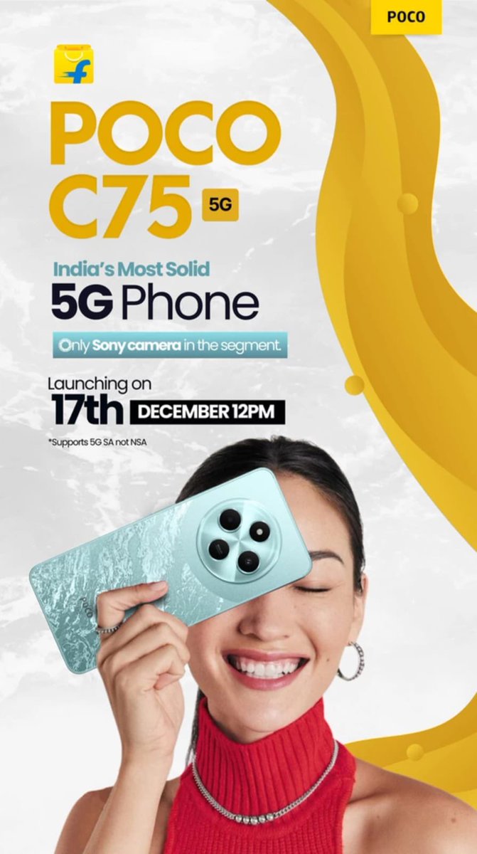 Mysterydealz's tweet photo. For sure it will become a value for money phone 📱
#POCOC75 #pocolaunchng https://t.co/RvEPKG3qSZ
