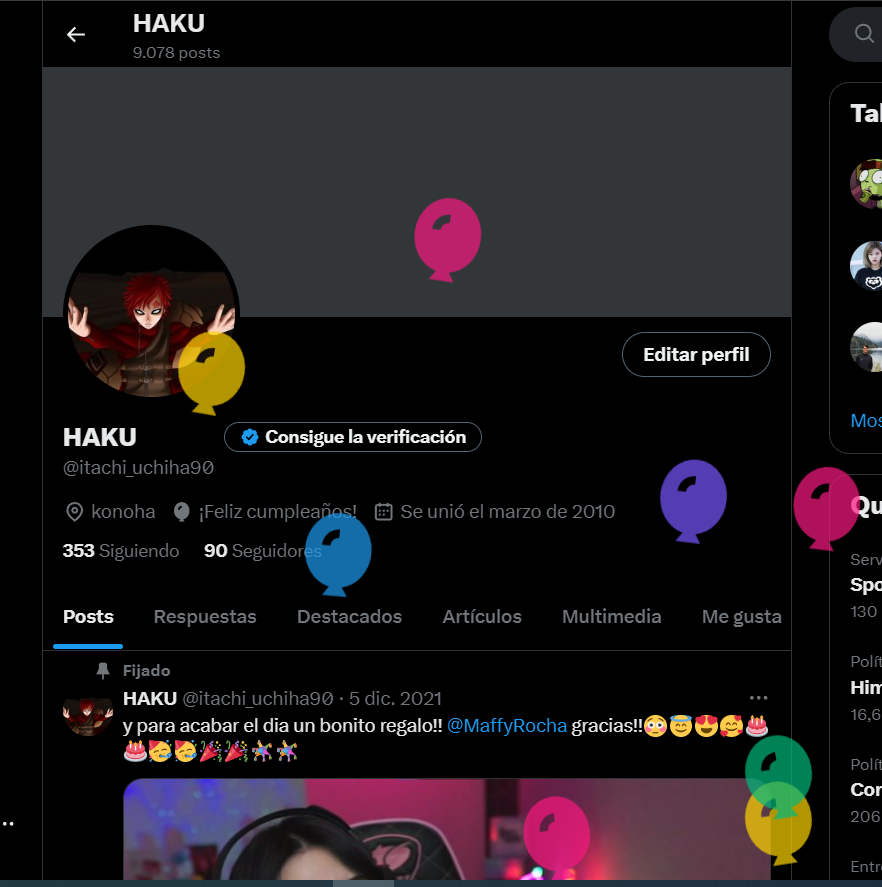 lo bueno que no quitaron los globitos