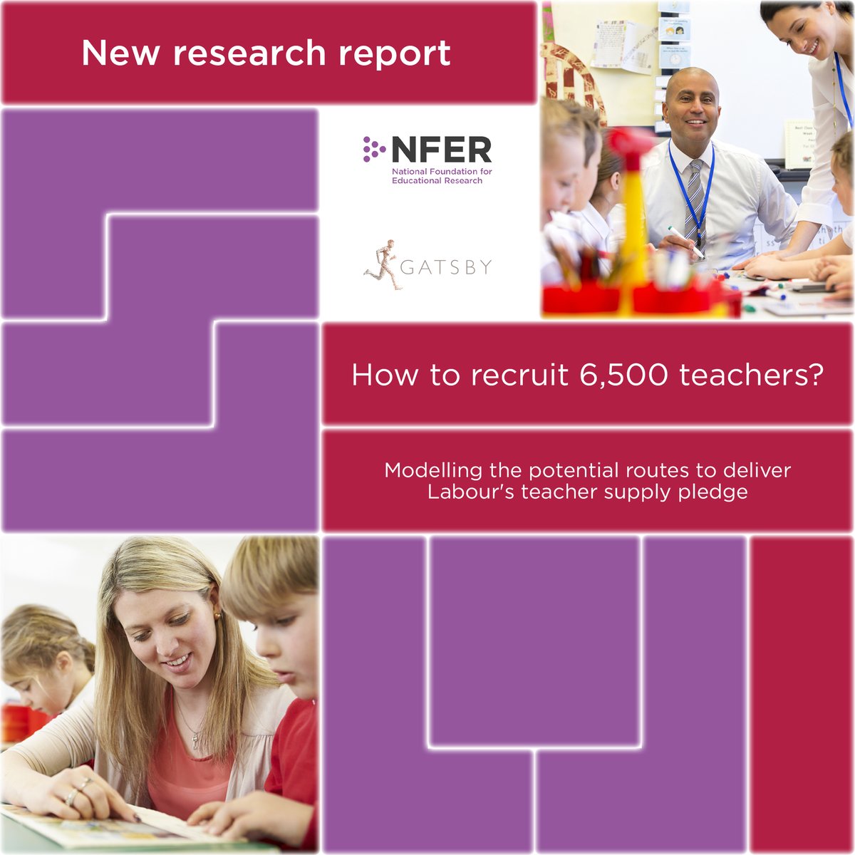 NEW - Government would need to increase teacher pay by nearly 10% a year for three years to reach 6,500-teacher target, if using pay as a sole incentive.

🟣 More info: bit.ly/3B8QyWM
🟣 Key findings: bit.ly/3B0srcV
🟣 PDF report: bit.ly/4gjKhGr