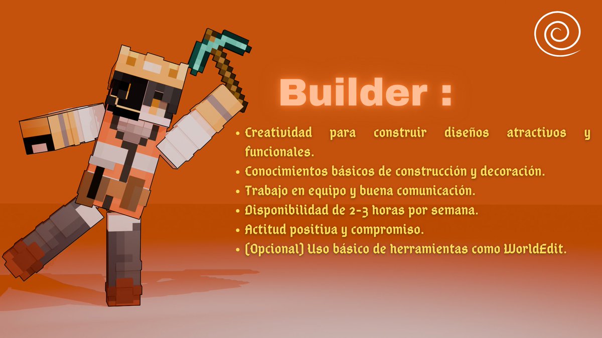 ZundGonia's tweet photo. 🌟¡Construye mundos, crea sueños!🏰✨
¿Tienes el talento para transformar ideas en increíbles paisajes y estructuras? Únete a nuestro equipo de Builders y deja tu marca en un proyecto único.
¡Es momento de brillar!💎
📩 Contáctanos y construyamos juntos. https://t.co/COFxhJRhFp