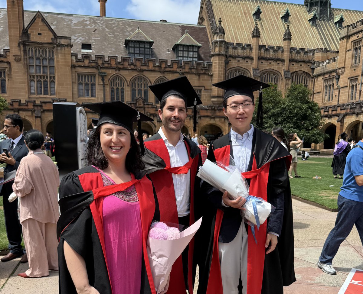 Great to see Alla, Simon and Chen graduate this morning. They have produced outstanding research in collaboration with Sydney LHD and NSW Ambulance, and I am very proud of their achievements. <a href="/CGMMaher/">Chris Maher</a> <a href="/msk_health/">Institute for Musculoskeletal Health</a>