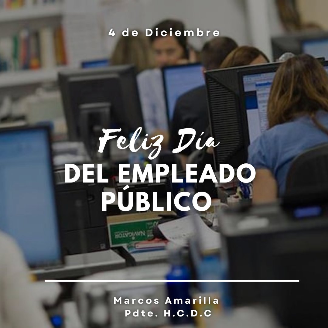 ¡Feliz Día del Empleado Público! 🎉
 
Hoy quiero expresar mi más sincera admiración y gratitud a todos los empleados públicos.  👩‍⚕️👨‍🏫👮‍♀️
Su dedicación, compromiso y arduo trabajo son la columna vertebral de nuestra sociedad.  💪