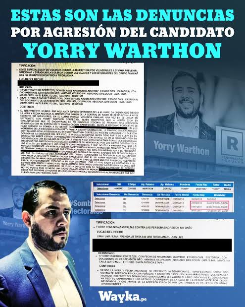 ringSXIX's tweet photo. @FrancoWarthon Ud era Yorri cuando trabajaba para López Aliaga
Se convirtió en Frank
Ahora vuelve a firmar como Yorri...
Su denuncia por violencia contra las mujeres, interpuestas por su ex esposa y su pareja, como van? https://t.co/8JW02wa6jQ