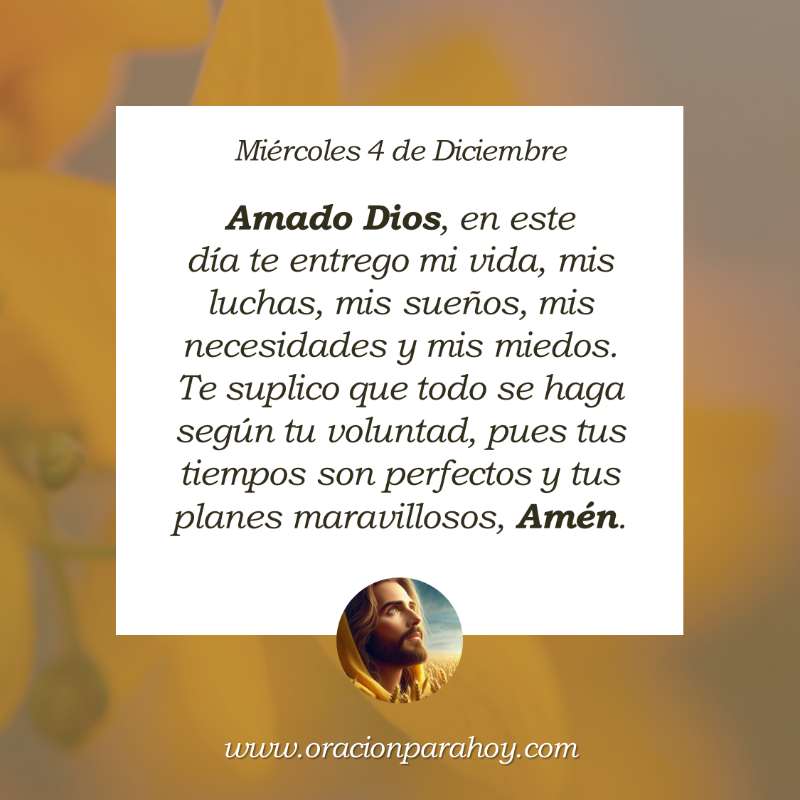 OracionParaHoy's tweet photo. Oración para hoy 4 de diciembre: https://t.co/1W4AYK4boW