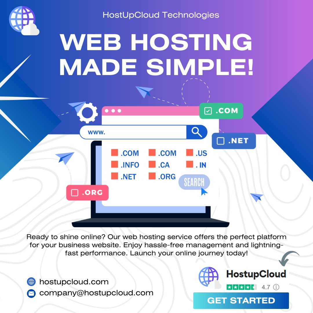 hostupcloud's tweet photo. 🌐 Web Hosting Made Simple! 🌐
Effortless setup, reliable performance, and 24/7 expert support. Get your website online today with HostUpCloud!
📩 Learn more: https://t.co/25DUXrGgiB
#WebHosting #HostUpCloud #JoinHostUpCloud #WebsiteMadeEasy #SimpleHosting #GrowOnline https://t.co/NrYSaMKkH4