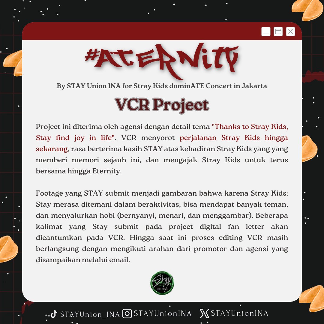 STAYUnionINA's tweet photo. Penjelasan detail terkait Handbanner Project, VCR Project, dan Photobooth in Holding Area. https://t.co/p6owtO986V