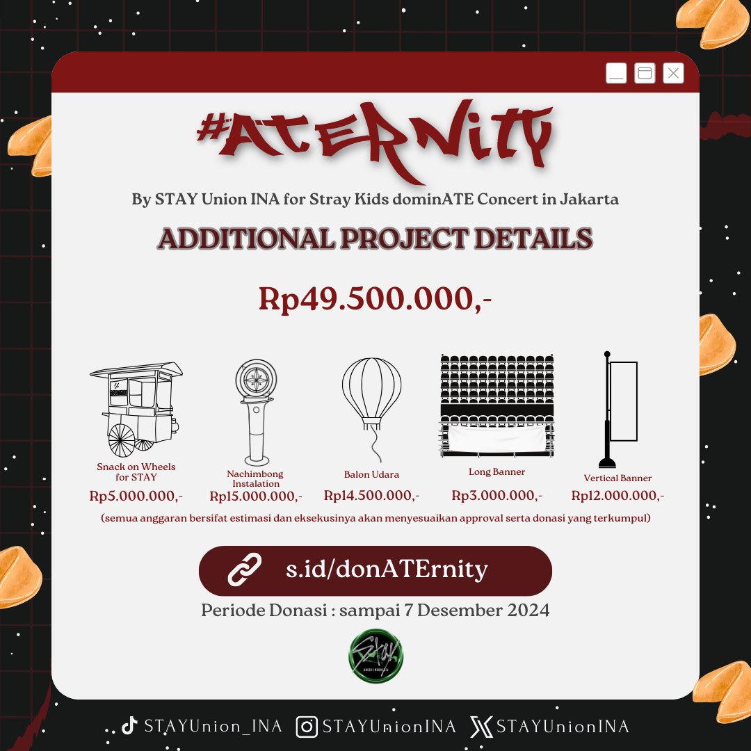 STAYUnionINA's tweet photo. Info terkait Additional Project dan Fundraising Update. https://t.co/nmbm8wWxkV