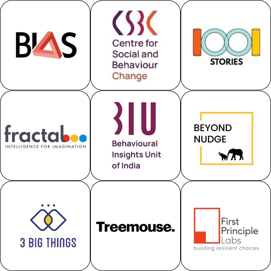 anushkakumar_02's tweet photo. Behavioral science is no longer confined to academia, and these Indian firms prove it.

One of the questions students ask me frequently is a list of Indian BeSci (Behavioral Science) firms.

So here’s a list of 9 Indian BeSci firms (and their leadership team) that I look up to:

🌍 @CSBC_AshokaUniv by @MamidiPavanH, @shamarbar, and @ShagataMukherji

🧠 Behavioral Insights Unit by @NITIAayog, @BMGFIndia, and @CSBC_AshokaUniv

🔗 @1001StoriesIN by @BehSciClub and Reshma Tonse

🌌 @fractalai / @thefinalmile by @ramprasad_c , @biju_finalmile, @srikanth , and @pranayagrawal 

🔺 @BIASINC_IN by @biasshubho, Sujoy Chakravarty, Varun Arora, and Hamsini Shivakumar

🐘 @BeyondNudge by @JunofyRozarina and @dilipsoman (who also leads the awesome @UofT_BEAR !)

3️⃣ 3 Big Things Studio by @onwardparam and Shalini Raghunathan

🐭 @hellotreemouse by @nishitagill, @jamwithashish, Iti Seth, and Megha Chawdhry

🟥 @tfplabs by @vineeshus, Abdul Gafoor, and Rifath Rahman

I've been looking up to these firms and their founders ever since I came across applied BeSci 3 years ago :")

P.S. I've written a free, quick list of 5 'Behavioral Marketing' upgrades to make marketing more human-centric and revenue-centric simultaneously.

It takes 5 mins a day so please feel free to have a look here: https://t.co/9f6gDWWlez