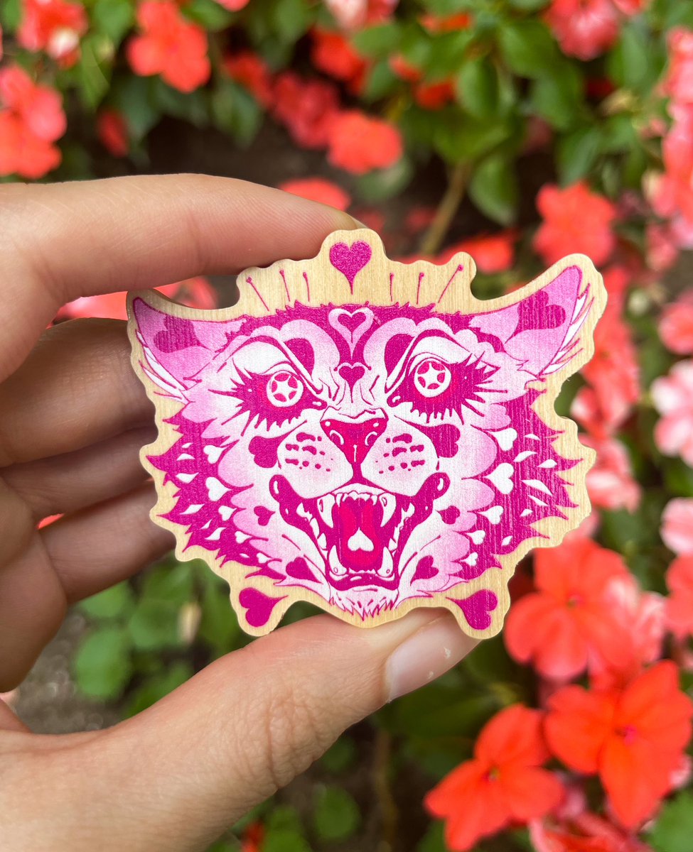 some lil wooden pins i made of some creatures