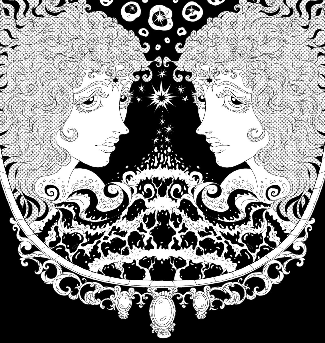 finished my last unicorn inspired silkscreen illustration ^_^