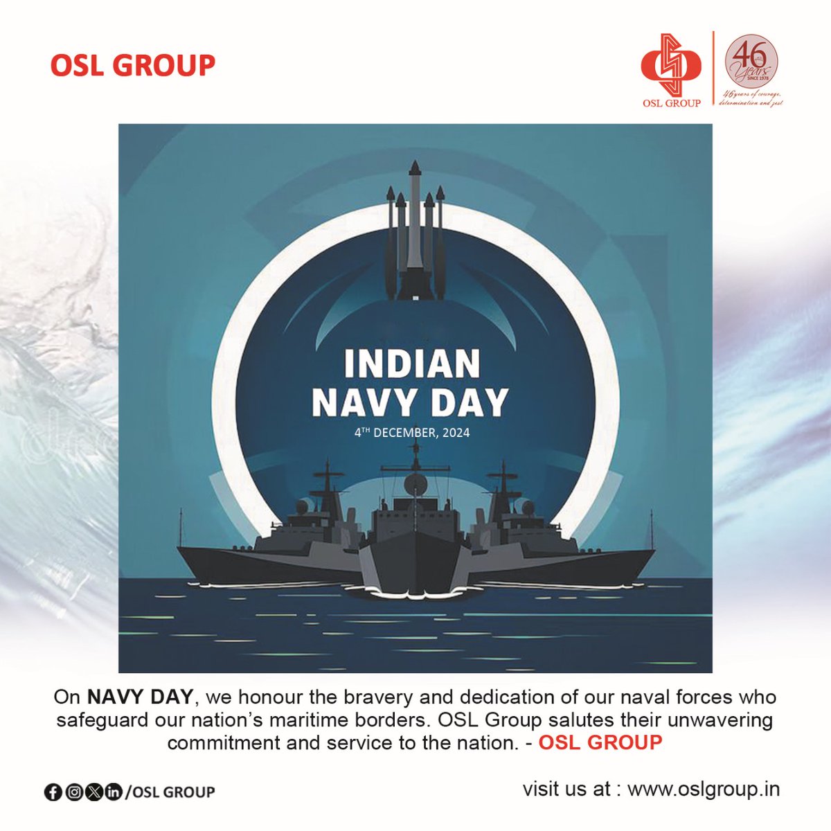 OSL_GROUP's tweet photo. #Indiannavyday2024
#oslgroup https://t.co/15Q8ohZXv5