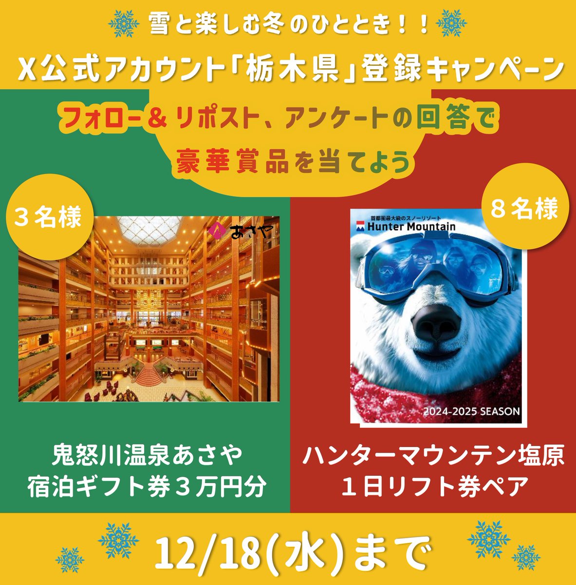 Hunter Mountain 一日リフト券半額き券2024-2025 Hunter Mountain 早割リフト1日券 大人 2枚セット ハンターマウンテン