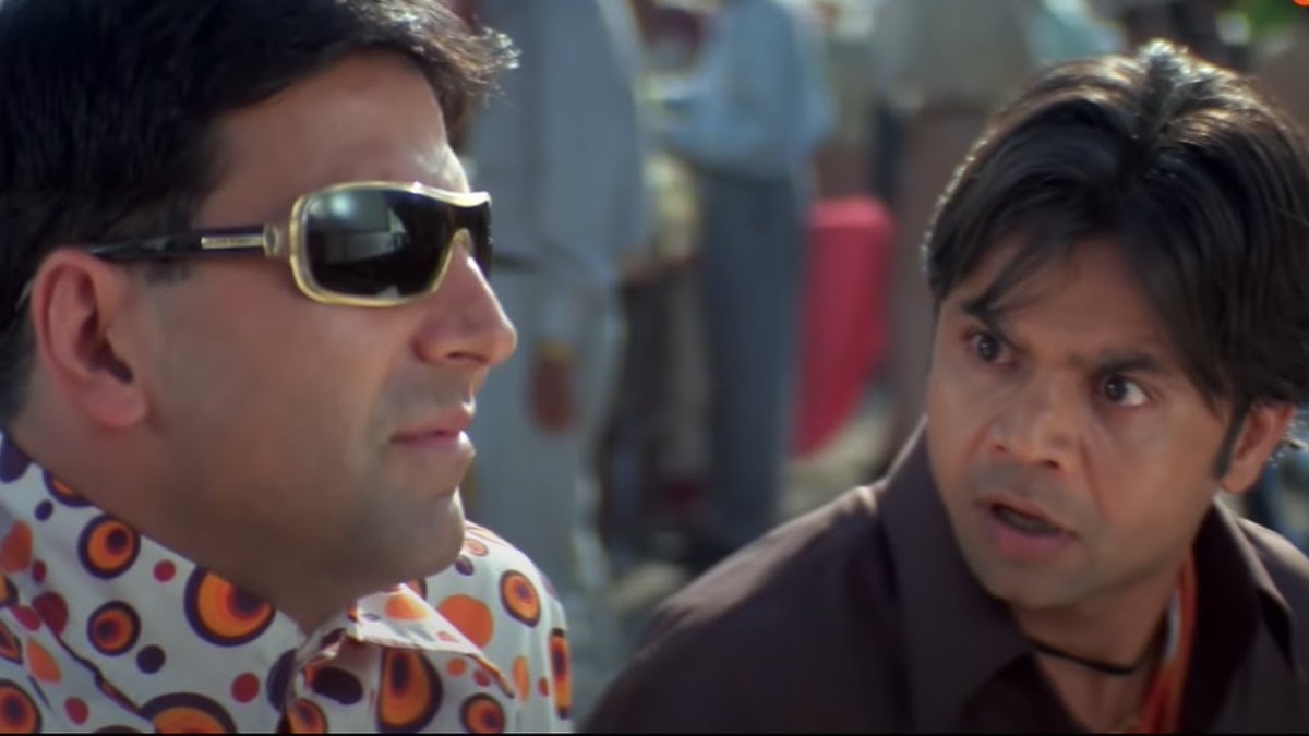 Akshay Kumar and Rajpal Yadav