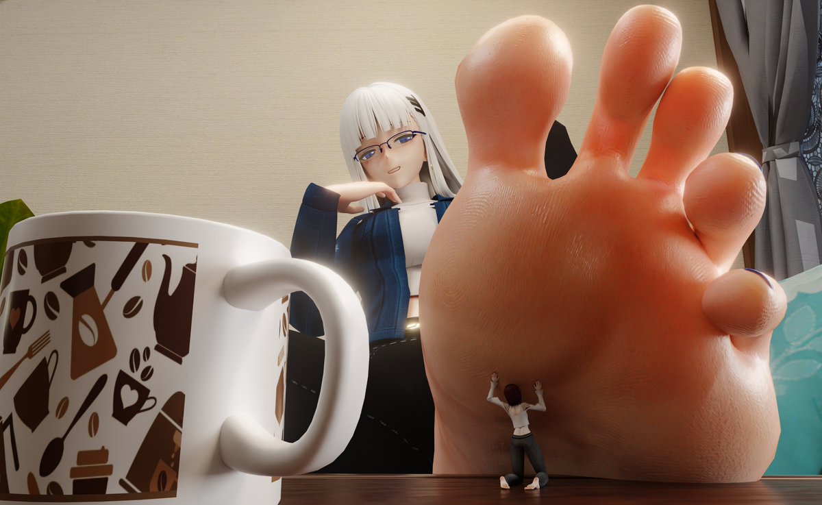 "Would you be so kind to massage my big foot Nikole?"

(My part of an Art trade with: <a href="/Nkrazzer22/">nkra (Commission Open)</a>  )