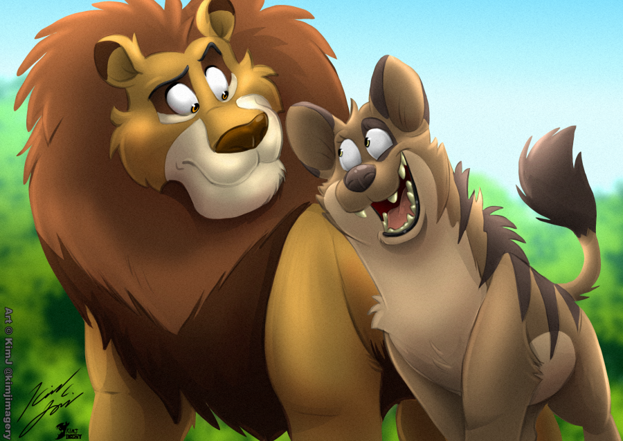 KimJImagery's tweet photo. An old concept I found in my folder and decided to finish it. It was about a hyena helping a lion manage ruling the savanna after becoming the new king.
No this was not inspired by Disney!
Tip: https://t.co/do0O64pRl7
#notdisney #fdisney #originalart #lion #hyena #painting https://t.co/tkKvv9Va9I