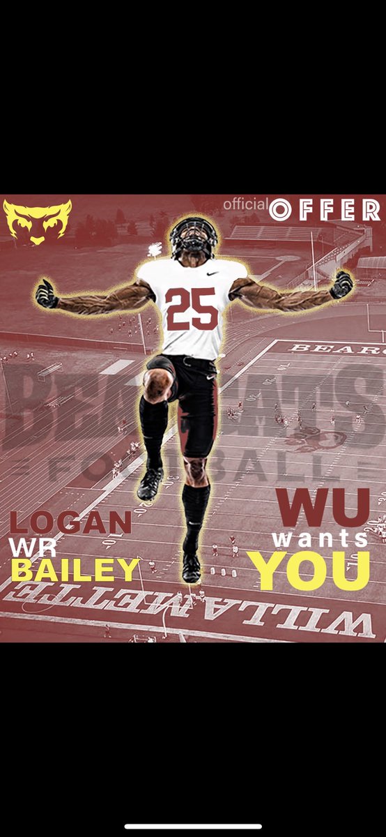 Logan Bailey (@loganjbailey7) on Twitter photo After a great conversation with <a href="/CoachMagana/">Coach MagaƱa</a> Iām extremely grateful to receive an offer from Williamette University!
<a href="/AricWilliams3/">Coach Aric Williams</a> <a href="/Coach_G_Magana/">Gerardo MagaƱa</a> <a href="/WillametteFB/">Willamette Football</a>
<a href="/lequan_w/">Coach Woods</a> <a href="/VandenFB/">Vanden Football</a> After a great conversation with <a href="/CoachMagana/">Coach MagaƱa</a> Iām extremely grateful to receive an offer from Williamette University!
<a href="/AricWilliams3/">Coach Aric Williams</a> <a href="/Coach_G_Magana/">Gerardo MagaƱa</a> <a href="/WillametteFB/">Willamette Football</a>
<a href="/lequan_w/">Coach Woods</a> <a href="/VandenFB/">Vanden Football</a>