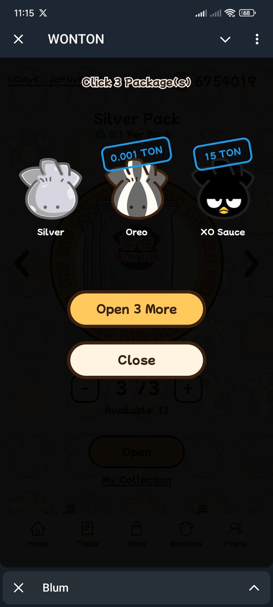 TshetenDesigns's tweet photo. Boom! 💥 Finally! I'm sorry @MasterCheforg for draining you R wallet 🥲 I didn't mean it 👀🥟🚀
@Cryptochef76 @DiamondBullTech @HolyGasGod @Orange_Ton
#xosauce #SW #SupwerWonton #flyingbaby #bitcoin #TON https://t.co/Om1RZN5LRl