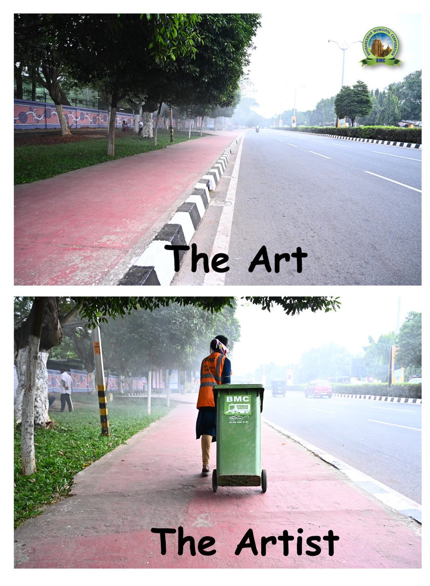 bmcbbsr's tweet image. The dedicated Swachha Warriors are doing their bit to keep the surroundings neat & clean.
Let's all appreciate their efforts & help them in keeping our surroundings clean.
#SwachhaBhubaneswar
