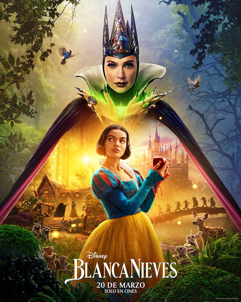 Tenemos póster de #BlancaNieves 🍎🐦