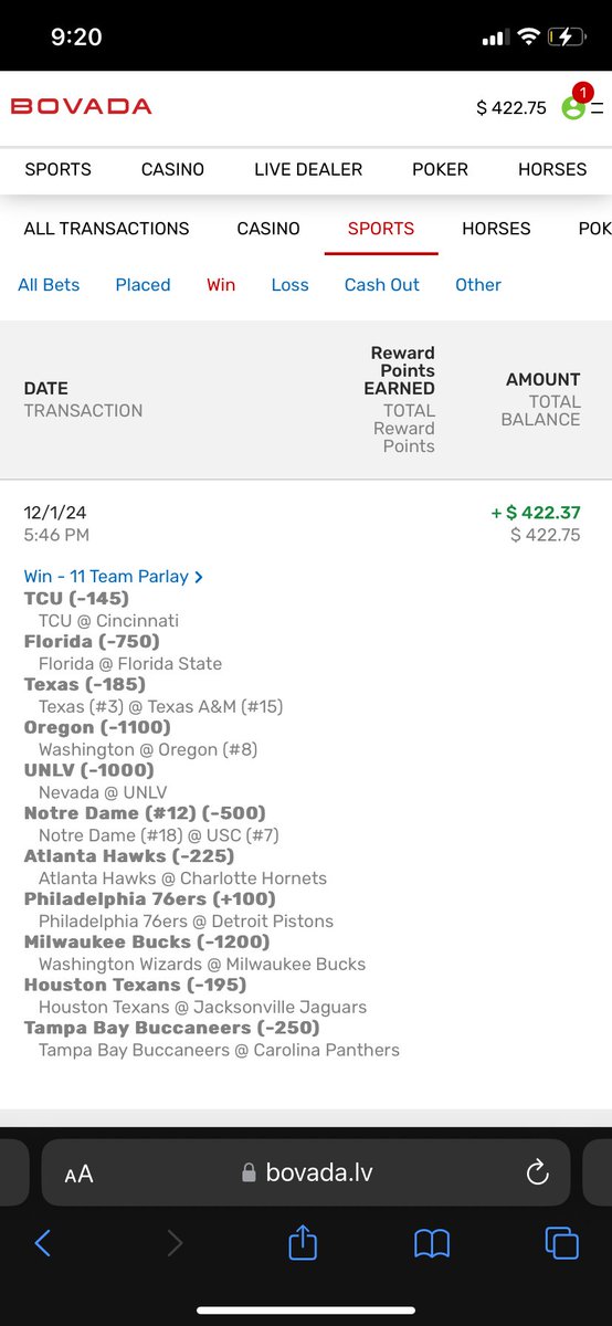 chocolatepapi16's tweet photo. About to make a parlay and totally forget about this one I made after Ohio st lost and blew my parlay #Parlay #CFBPicks #NBAPicks https://t.co/lZZlr1IwZm