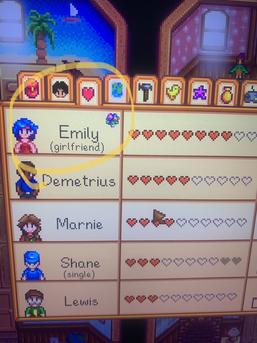 JamesCageWhite's tweet photo. I found a girlfriend in stardew valley ❤️ https://t.co/JjSOh9aIi5