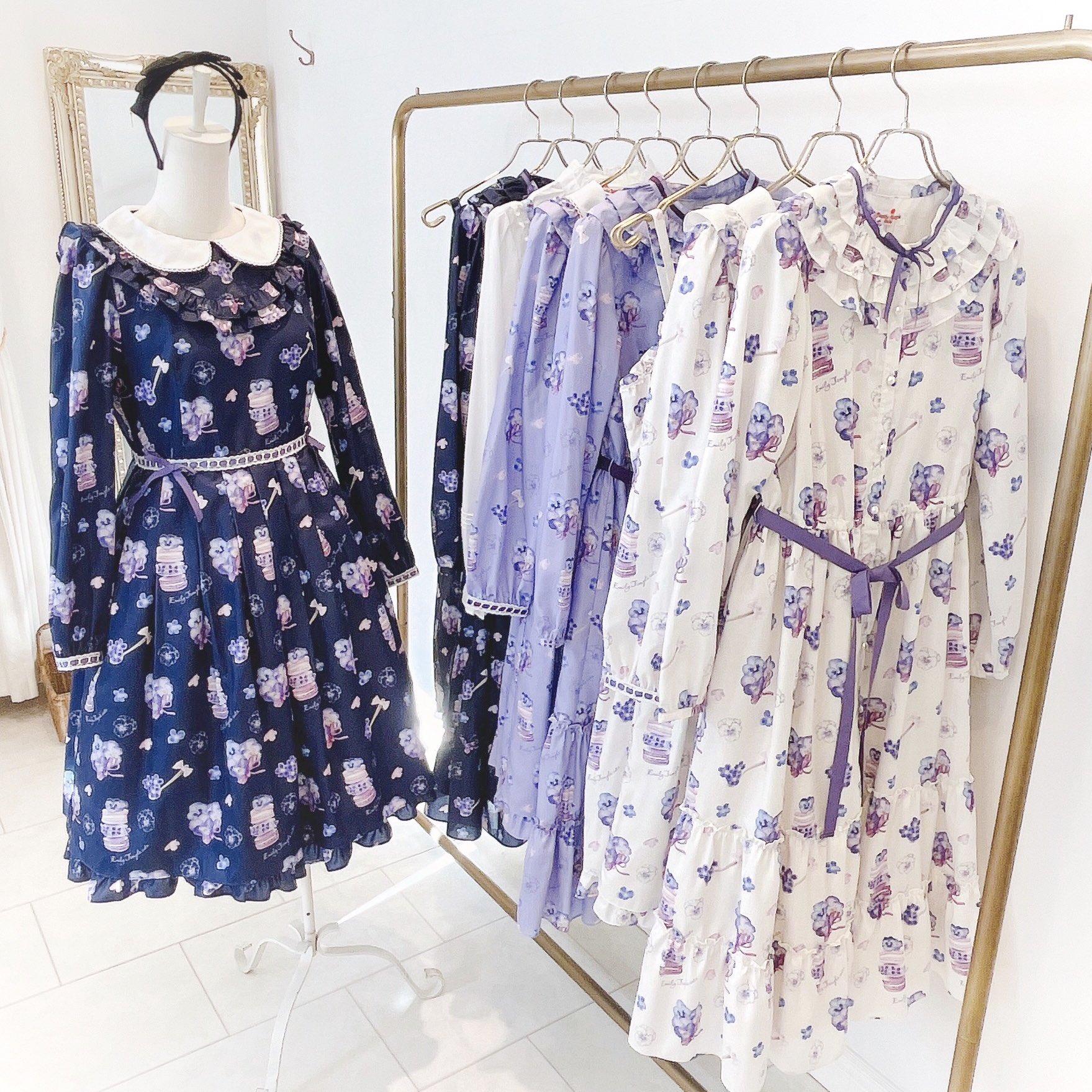 Violet Sugarキャミソールワンピース パープル Violet Sugar Camisole JSK by Emily Temple Cute