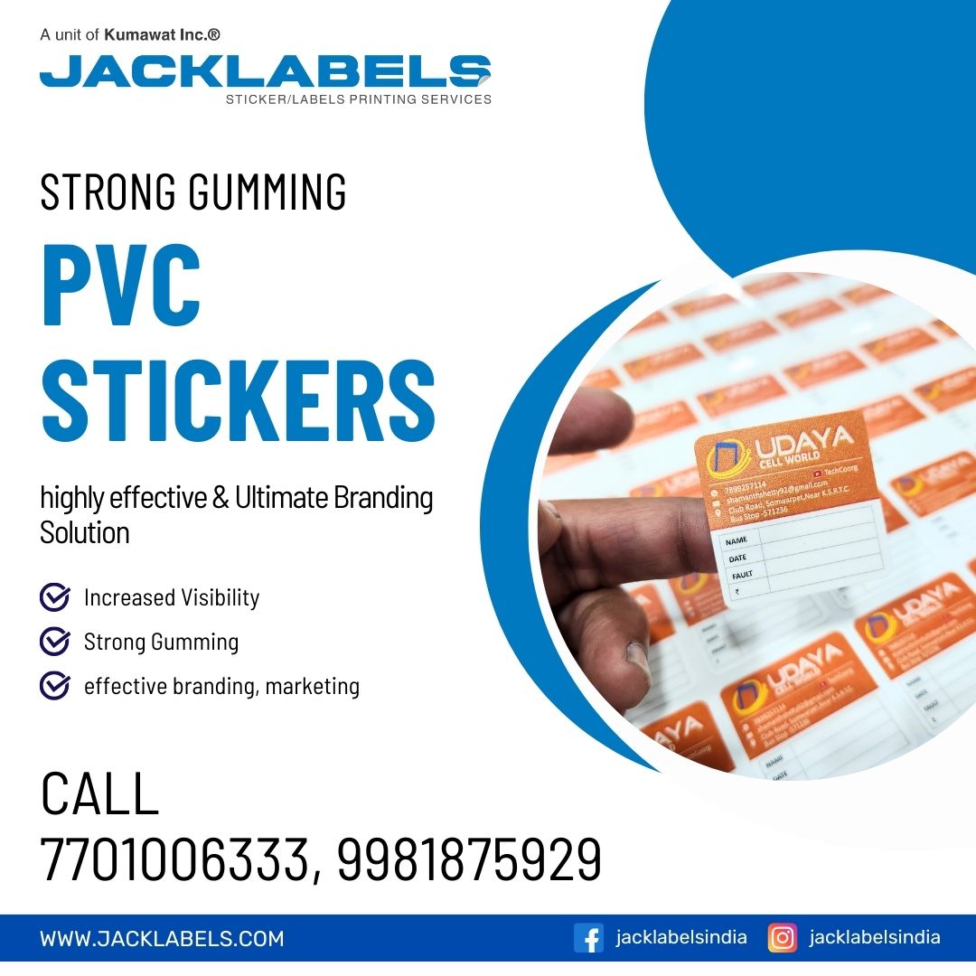 jacklabelsindia's tweet image. Make your brand stick with high-quality, durable #PVCStickers! Ultra-sticky, last a long time &amp;amp; customize for max impact.  Get seen, boost awareness! Contact Jack Labels!
#StrongAdhesion #Branding #JackLabelsIndia
