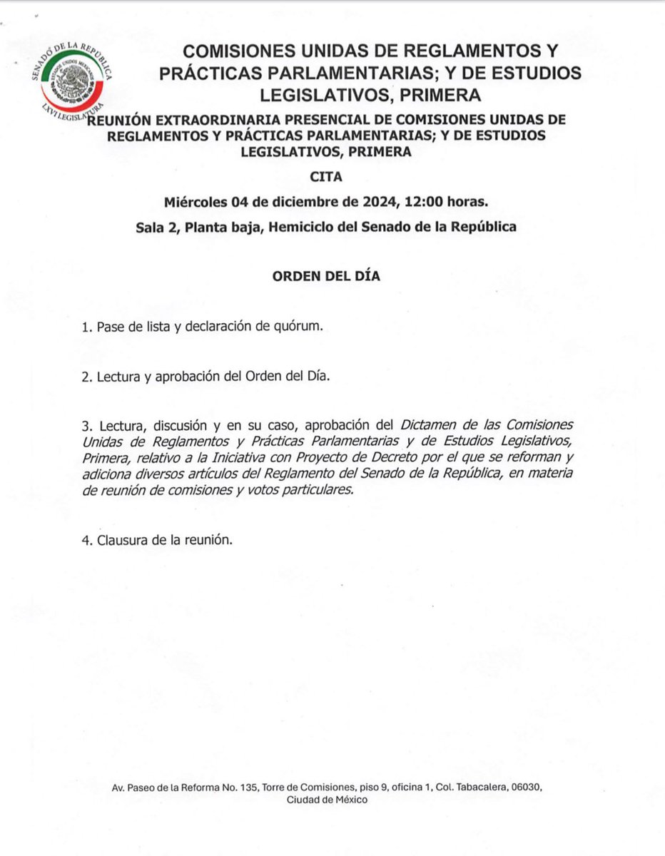 Tan pronto como mañana mismo, comisiones del <a href="/senadomexicano/">Senado de México</a> aprobaran la reforma de <a href="/adan_augusto/">Adán Augusto López H</a> para dar sustento reglamentario al fast-track.
