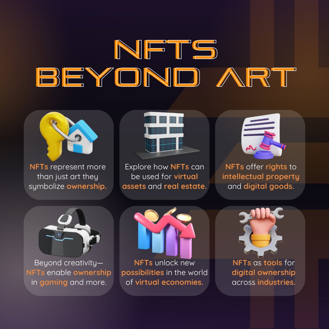 web3ducationxyz's tweet photo. π NFTs are more than just digital art! π¨ Theyβre transforming ownership in virtual assets, real estate, intellectual property, and gaming. π
Start learning and dive into the future of NFTs at https://t.co/ETxgex0CK7!
#Web3ducation #NFTs #Blockchain #web3 #NonFungibleTokens https://t.co/sSszMXWtlS
