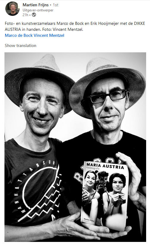 <a href="/JoannaRoperFCDO/">Joanna Roper</a> <a href="/ukinnl/">UK in NL 🇬🇧🇳🇱</a> Congratulations! A wonderful photograph indeed! 

Vincent <a href="/VincentMentzel/">vincent mentzel</a> is such a delightfull man. And a great photographer!

We bought six pictures from him earlier this year linkedin.com/posts/mdebock_….

And he made this one of my husband <a href="/ctrlaltdev/">Erik Hooijmeijer</a> and me. We treasure it.