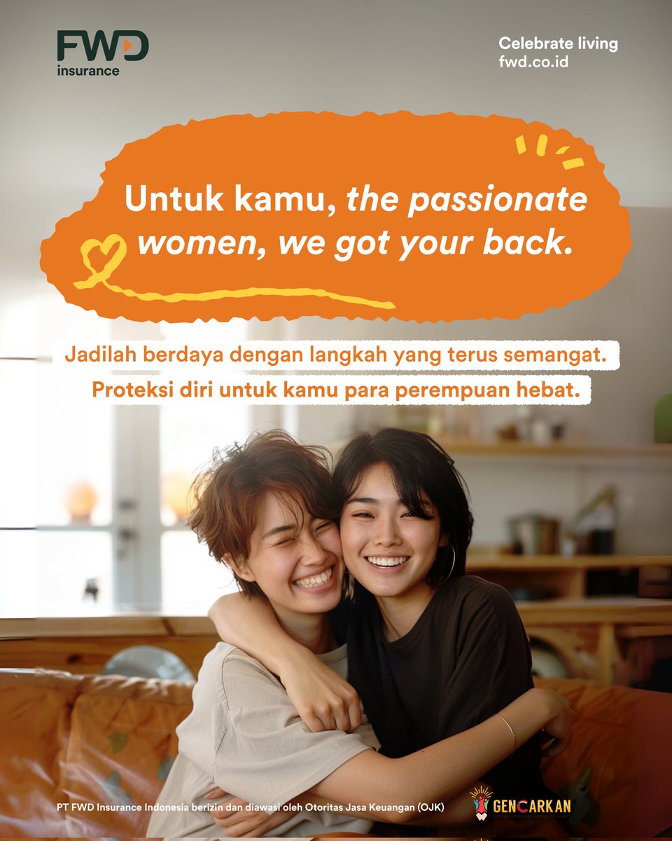 fwd_id's tweet photo. Oleh karena itu, FWD Insurance mengajak Passionate Women untuk selalu menggapai masa depan dan mendapatkan proteksi terbaik.

Secure your financial future, empower your dreams with FWD Insurance.

#FWDCelebrateLiving #FWDTimeToPlay #FWDInsurance https://t.co/FlhL37UMDI