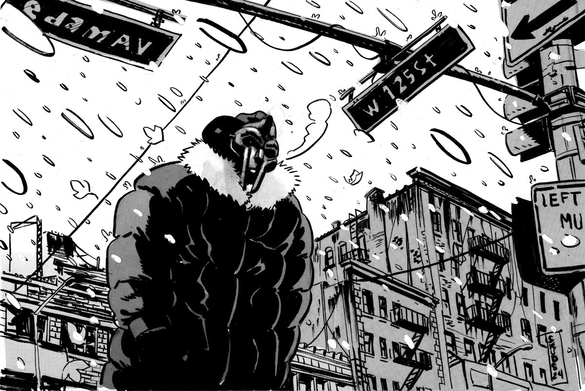 MF DOOM Commission. Im taking 6 x 9 inch commissions hit me up!