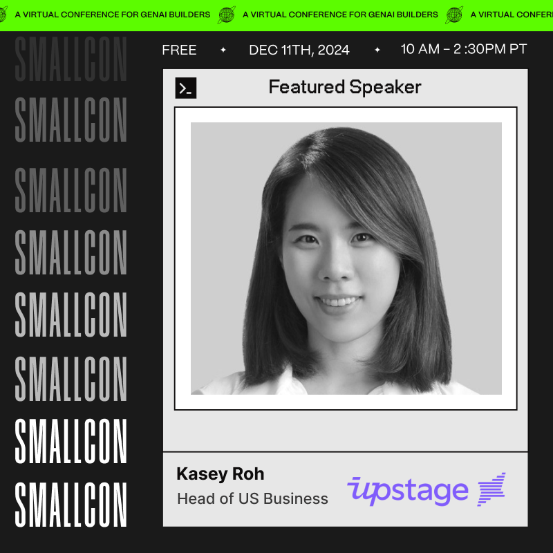 The small model revolution is here—delivering efficiency, scalability, and big results without the costs of traditional LLMs.
#SmallCon (hosted by <a href="/Predibase/">Predibase</a>) on Dec 11 explores how enterprises are transforming workflows with Solar LLM and Document Parse. 
Save your spot: