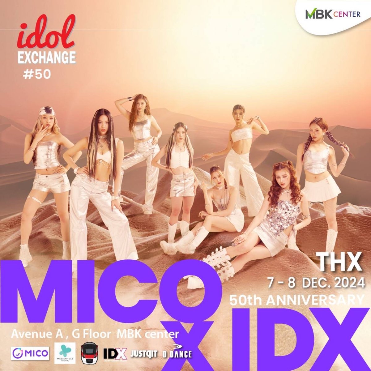 thxofficial_'s tweet photo. 🎉 THX Upcoming Event! 🎉
✨ Idol Exchange 50th Anniversary
🗓️ วันเสาร์ที่ 7 ธันวาคม 2567
📍 สถานที่: Avenue A, G Floor, MBK Center
⏰ 16:00 THX on Purple Carpet
⏰ 17:40 THX Stage Show
มาเจอกันเยอะๆ นะค้า
#THXHorizonLove
#THX
#THXDebut
#E29MusicIdentities https://t.co/pPgW6MnHuX