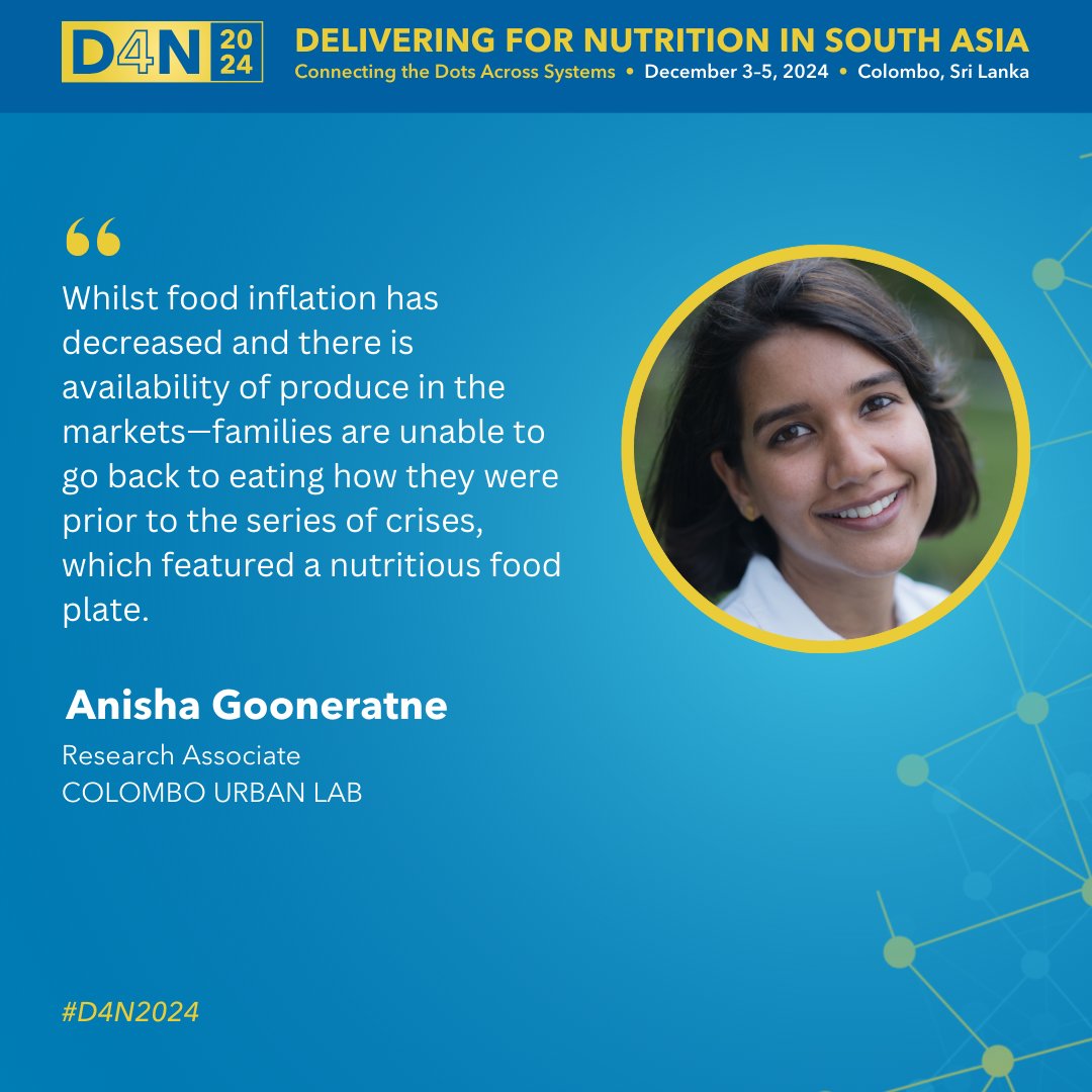 CGIAR Nutrition (@cgiarnutrition) on Twitter photo 🗣️🇱🇰 From a FRESH perspective, <a href="/colombourbanlab/">colombourbanlab</a>'s Anisha Gooneratne, shared insights on how working-class communities in 2️⃣ areas of Colombo, #SriLanka experience their food environment at #D4N2024. 🗣️🇱🇰 From a FRESH perspective, <a href="/colombourbanlab/">colombourbanlab</a>'s Anisha Gooneratne, shared insights on how working-class communities in 2️⃣ areas of Colombo, #SriLanka experience their food environment at #D4N2024.