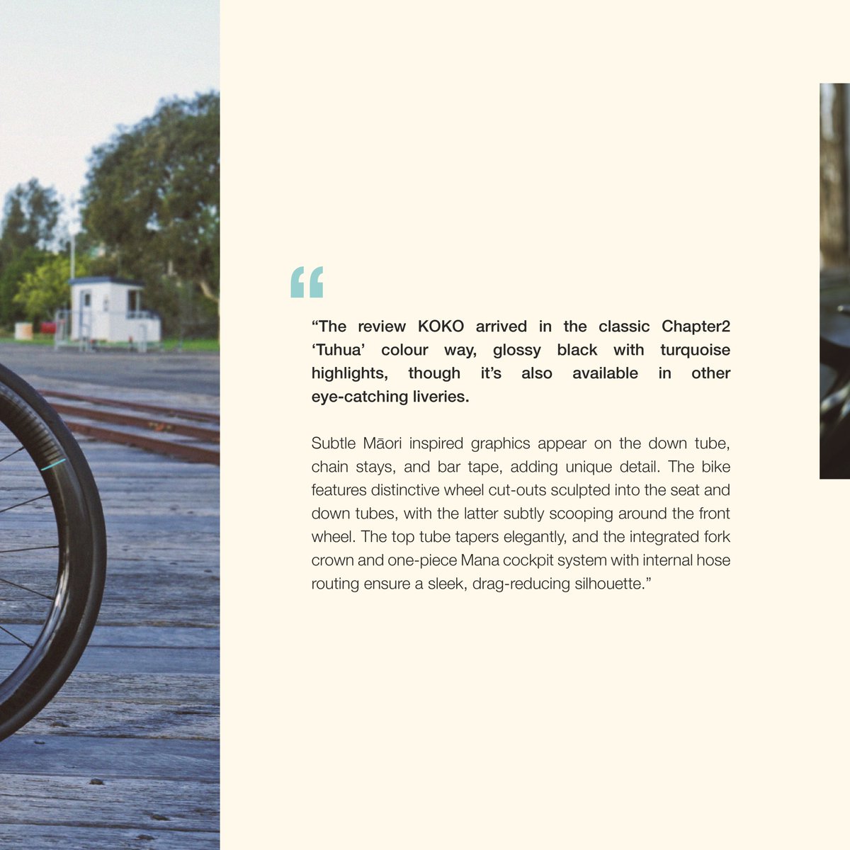 Chapter2Bikes's tweet image. The CHAPTER2 KOKO was recently reviewed by @BicyclingAust : “fast, thoughtfully-appointed, and a joy to ride.”

Check out the full review on Bicycling Australia’s website 

#chapter2bikes #rideyournextchapter