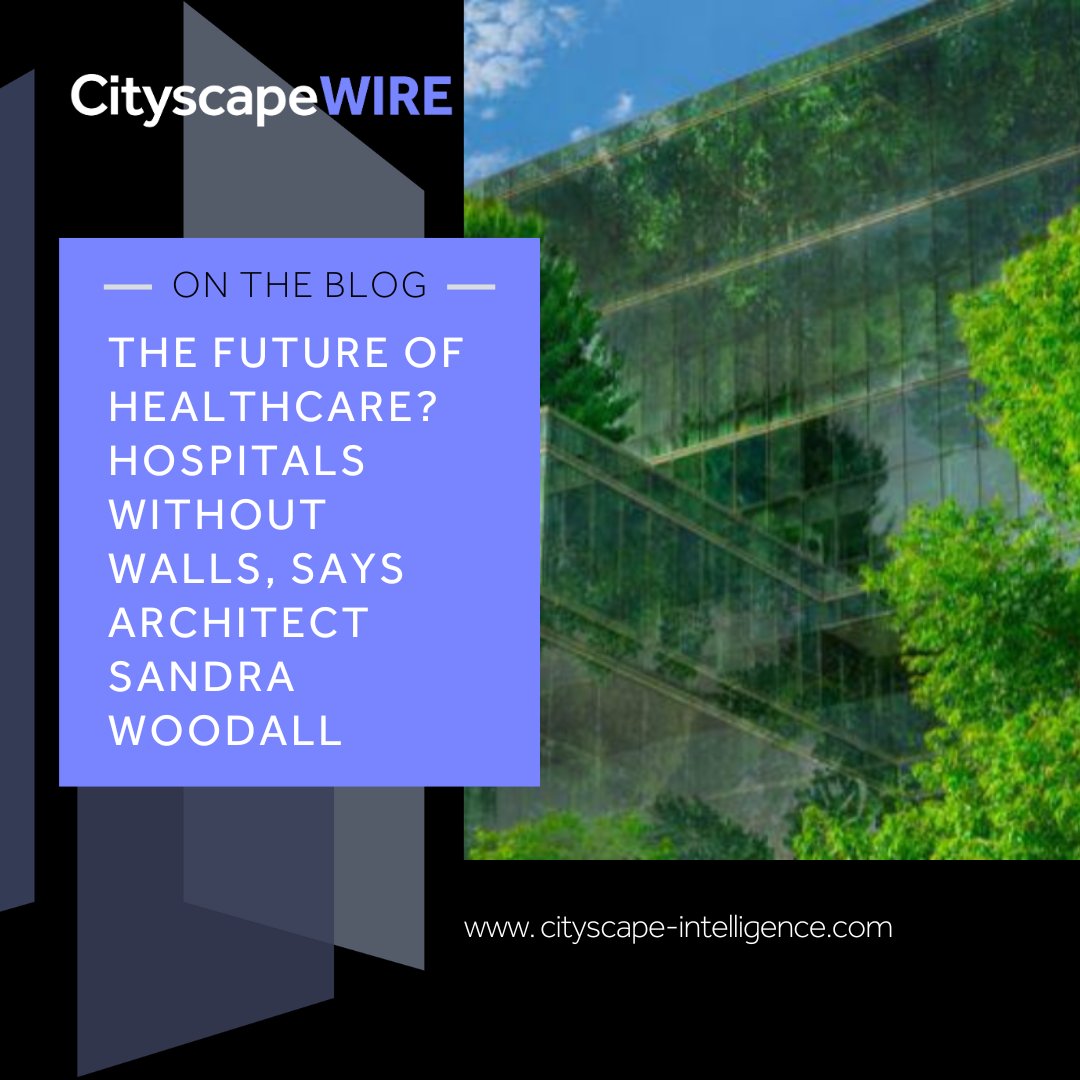 CityscapeMENA's tweet photo. The future of healthcare? Hospitals without walls, says architect Sandra Woodall. Consultations in the metaverse and cyber clinics — healthcare is about to go green. 

📖 Dive into our latest interview to learn more about this transformation-led approach: https://t.co/aaNCwbSSAz https://t.co/fhfDOubVRp