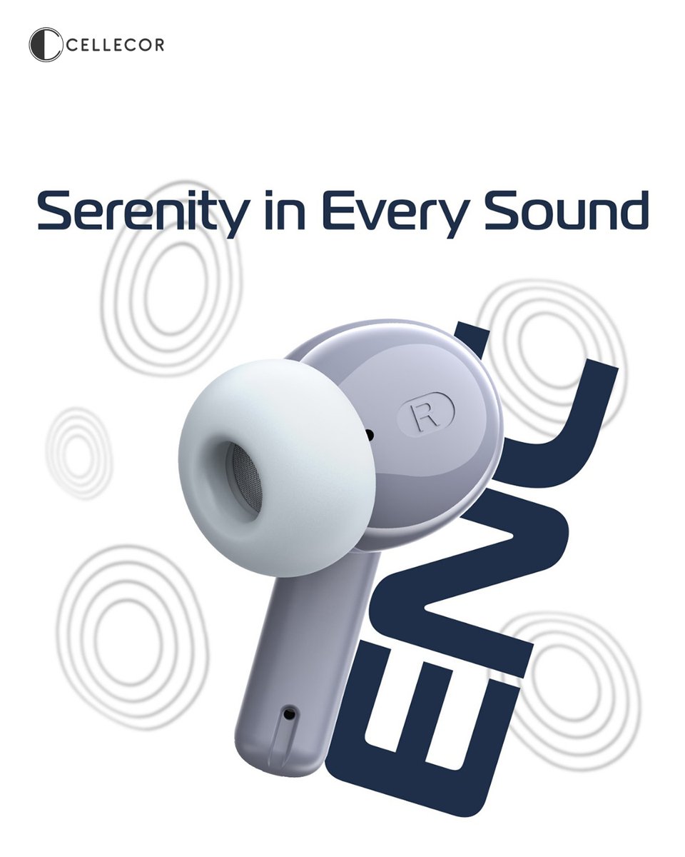 cellecorgadgets's tweet photo. Let the Cellecor C105 Tune TWS bring serenity to your ears and peace to your soul. 💫
#cellecor #cellecorgadgets #cellecorc105 #cellecortws https://t.co/YILSRXt5BU