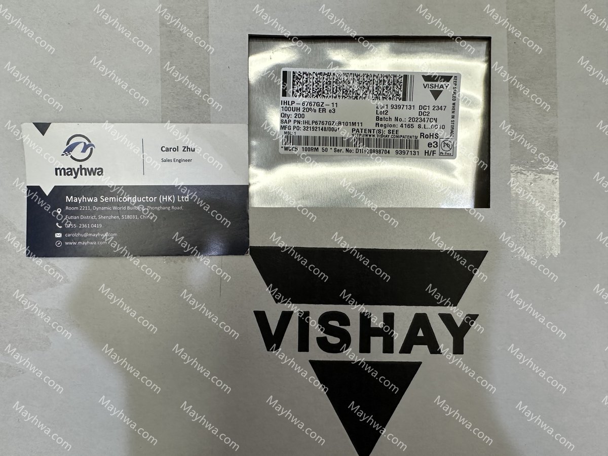 Carol Zhu (@carolzzhu) on Twitter photo IN STOCK!
P/N:IHLP6767GZER101M11
MFR:Vishay
DESC:FIXED IND 100UH 5A 110 MOHM SMD
If you have any requirement , please feel free to contact me!
Email: carolzhu@mayhwa.com
#EMS #OEM #CEM #Vishay #IC #Semiconductor
#electroniccomponents #TVS
#Chips #SMT #THT #Inductors #Diodes IN STOCK!
P/N:IHLP6767GZER101M11
MFR:Vishay
DESC:FIXED IND 100UH 5A 110 MOHM SMD
If you have any requirement , please feel free to contact me!
Email: carolzhu@mayhwa.com
#EMS #OEM #CEM #Vishay #IC #Semiconductor
#electroniccomponents #TVS
#Chips #SMT #THT #Inductors #Diodes