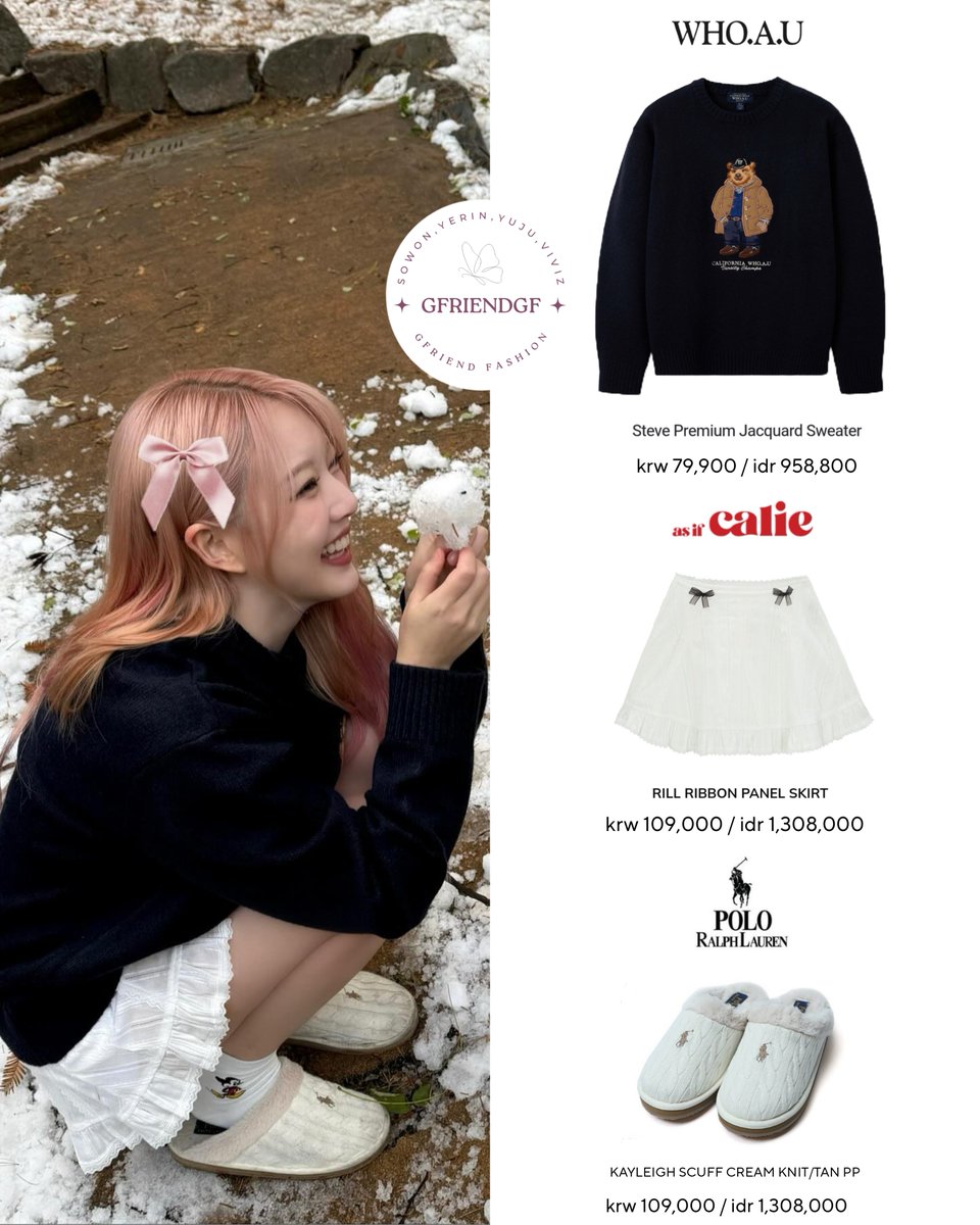 Gfriendfashion's tweet photo. Yerin @YERIN_OFFICIAL_ Instagram update 241203

#uriyerinfashion

Who.A.U, as if calie, polo Ralph Lauren 

#GFRIEND
#YERINFASHION https://t.co/Cf5dFf9ArY