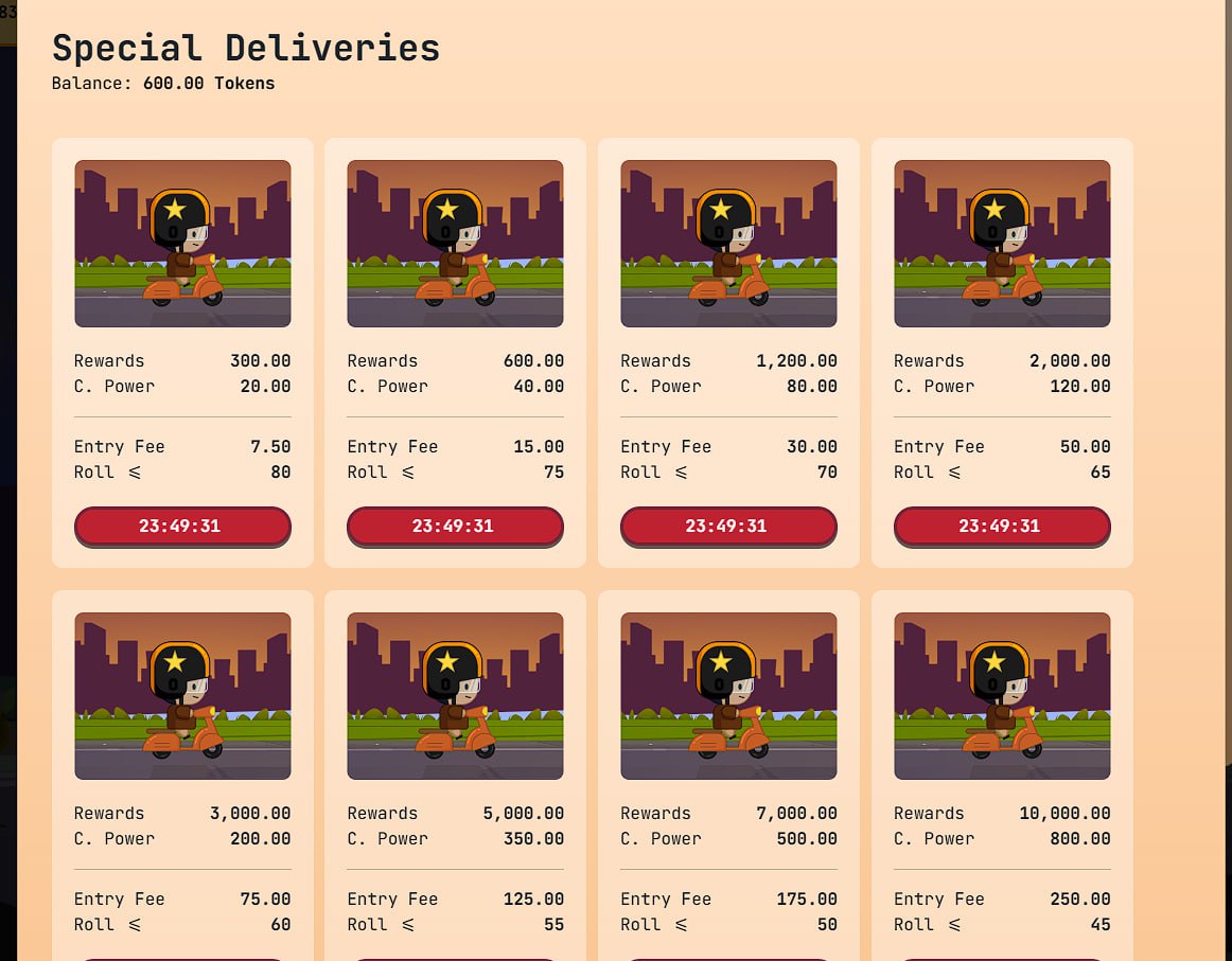 🍔🚀 Exciting News, BurgerDash Fam! 🚀🍔

We've rolled out the creation of Delivery Squads and special missions! 🎉✨

We're just putting the final toppings on to display mission results, and soon you'll be able to start tackling those special missions like a true burger boss!