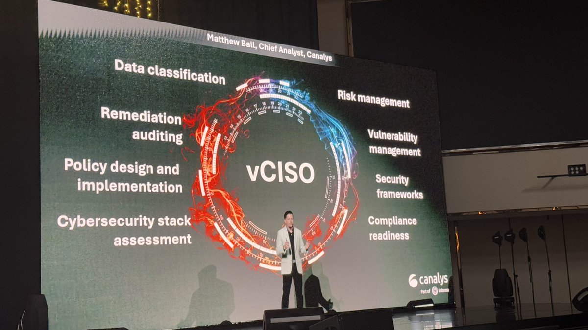 Canalys's tweet image. "Cybersecurity is becoming boring… and that’s a good thing. The most cyber-mature organisations have focused on IT resilience as the top priority." - Matthew Ball offers a thought-provoking perspective at the #CanalysForums2024 APAC.
#channel #cybersecurity #IT #ransomware