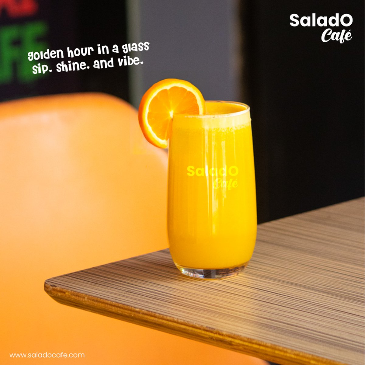 saladocafe_in's tweet photo. Sunshine in a sip ☀️🍊 Brighten your day with our zesty orange delight! #GoldenHourVibes #SaladoCafe https://t.co/kat8TZEC6P