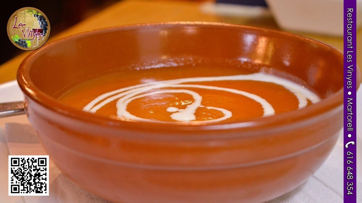 Ven y disfruta nuestr@ Crema de tomate y apio. 

👉 Reservas &amp; Comida para Llevar 📋 cartaqr.lesvinyesrestaurant.com 📲 616 648 354 ● ☎ 93 775 58 45

#LesVinyes #Restaurant #Martorell #Comer #Cenar #Gastronomia