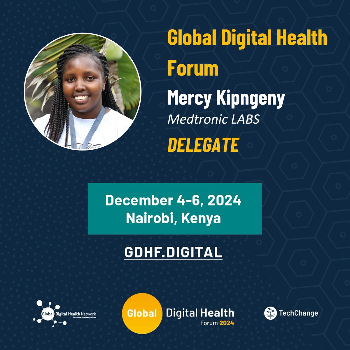 All set and ready for the global digital health forum #GDHF2024 

<a href="/TechChange/">TechChange</a> <a href="/MedtronicLabs/">Medtronic LABS</a>