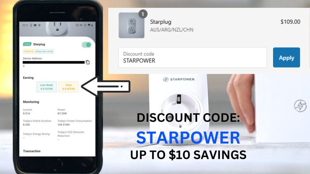 Cryptobotz01's tweet photo. โกEarn crypto rewards while reducing your electricity bill!
โ
Earn Crypto Rewards: Start earning $STAR tokens effortlessly.
๐๐ผ๐๐ผ๐๐ผ
https://t.co/8TBHGFhf0H
Be an Affiliate and Earn More? Sign Up Now!
๐๐ผ๐๐ผ๐๐ผ๐๐ผ
https://t.co/eDqwYPwj9y
#SmartSavings #Starplug @starpowerworld https://t.co/ExBxZqHapL