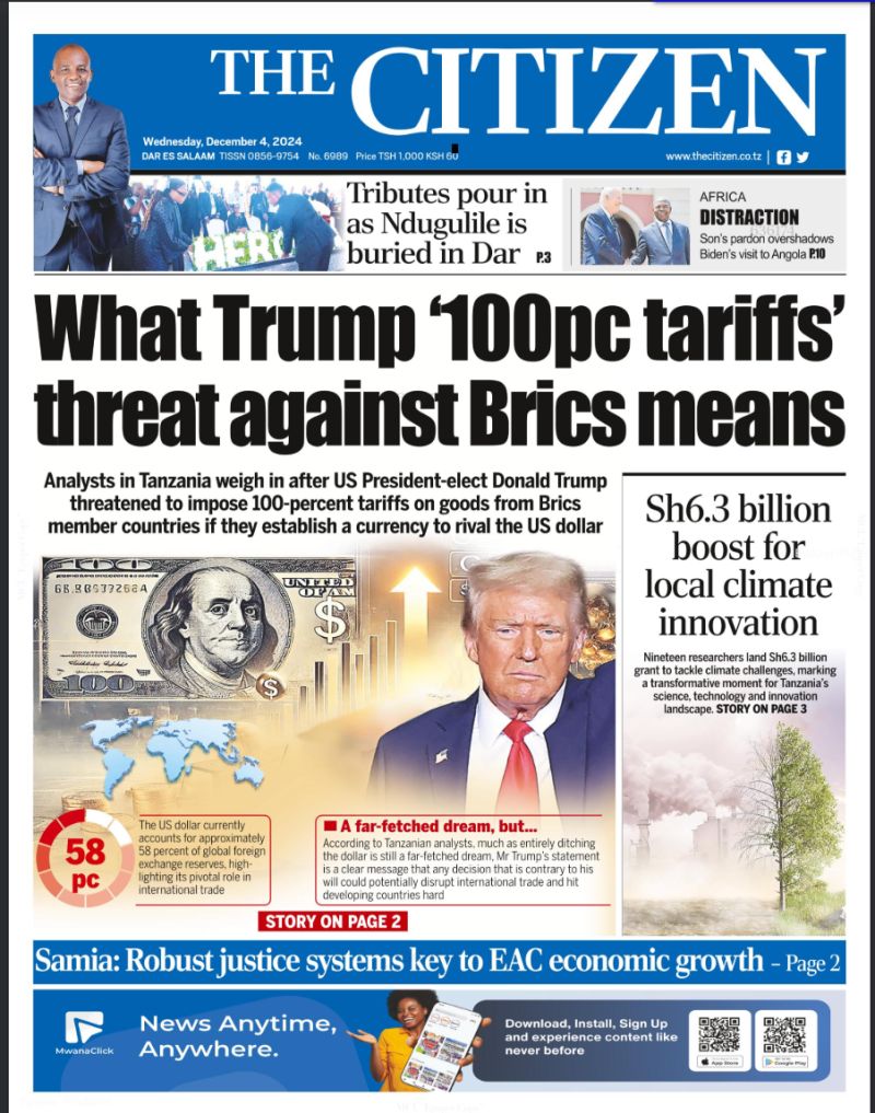 cusumenergy's tweet photo. On Today's front pages
Top headlines making waves.

#KenyaNews 
#HeadlineNews 
#currentaffairs 
#breakingnews‌ 
 #FrontPage 
#DailyHeadlines 
#TrendingStories 
#NewsUpdate https://t.co/QLyoAbUwT3